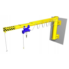 Кран консольный настенный с ручным поворотом консоли